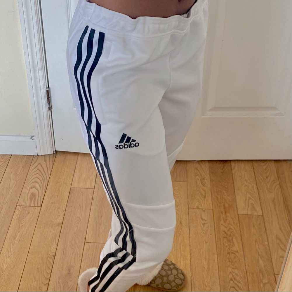 Adidas White Sweatpants
